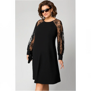 Robe à Manches Dentelle